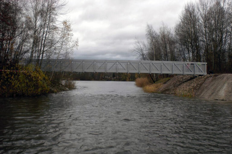 Brücke über den Kaolinsee